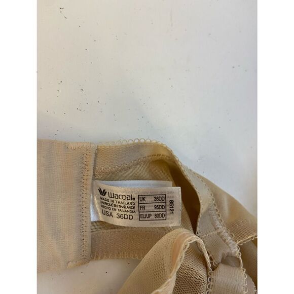 Wacoal beige 36DD mesh #85121 36E - Picture 3 of 3